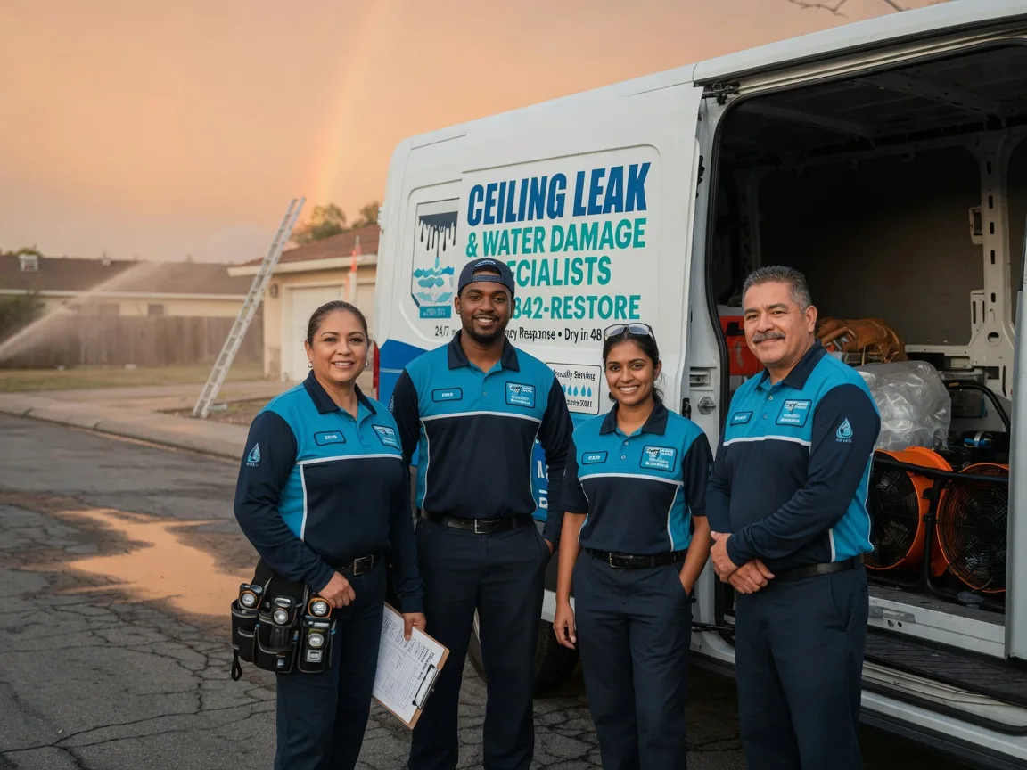 Ceiling Leak Cleanup company in Toddville, IA